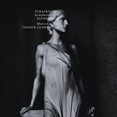 Black and white album cover featuring a draped, sculpted female figure.