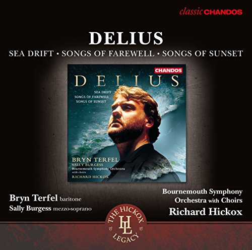CD cover for Delius’ “Sea Drift” featuring Bryn Terfel and Richard Hickox.