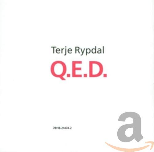 CD case for Terje Rypdal’s “Q.E.D.” album, featuring abstract artwork.
