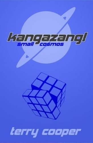 Book cover: blue background, Rubik’s Cube, planet with rings, and title.