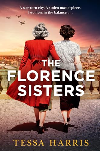 Book cover: two women viewed from behind, Florence skyline in background.