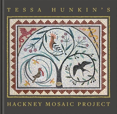 Book cover featuring a colorful mosaic of birds and floral designs.