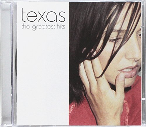 CD case for “Texas: The Greatest Hits” featuring a woman’s portrait.