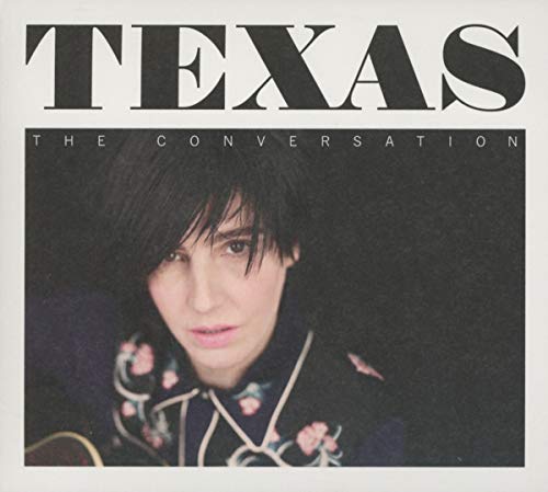 CD cover for Texas’ “The Conversation” featuring a portrait of a person.