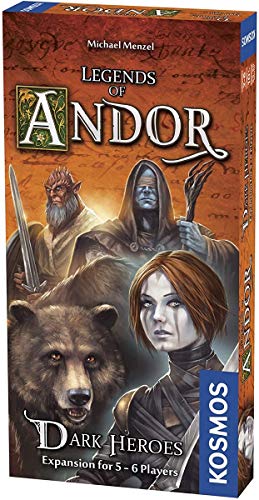 Box art for “Legends of Andor: Dark Heroes” expansion board game.