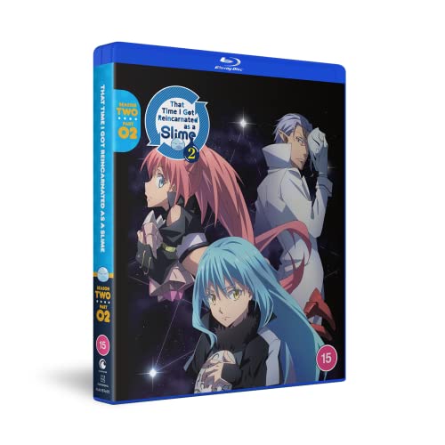 Blu-ray case for “That Time I Got Reincarnated As A Slime: Season 2: Part 2” featuring anime characters.