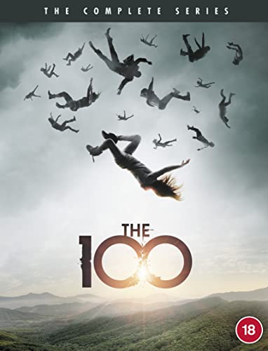 DVD cover for "The 100" showing falling figures over a landscape.