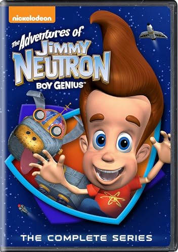 DVD cover for "The Adventures of Jimmy Neutron, Boy Genius" series.