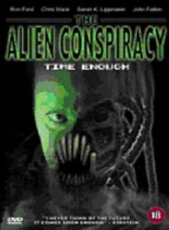 DVD cover for "The Alien Conspiracy" featuring a green alien face.