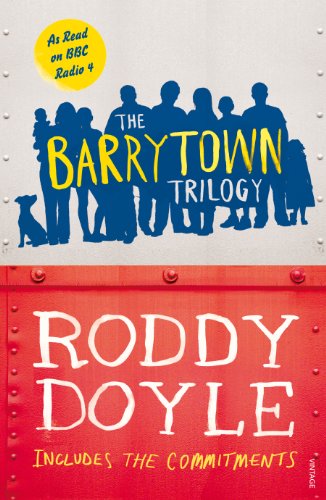 Book cover: “The Barrytown Trilogy” by Roddy Doyle, with silhouettes.