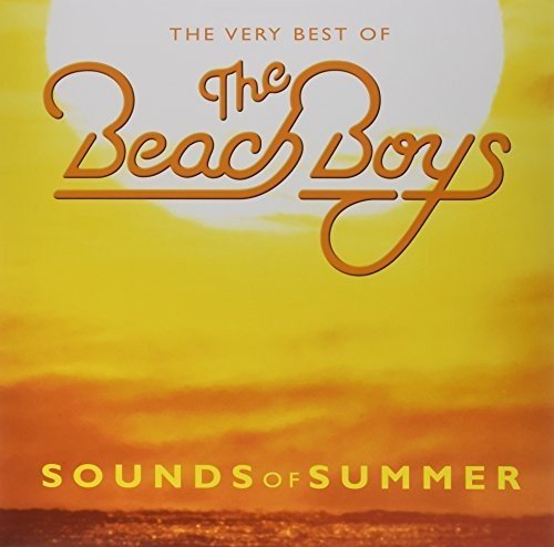 Album cover for The Beach Boys Sounds of Summer featuring a sunset over water.