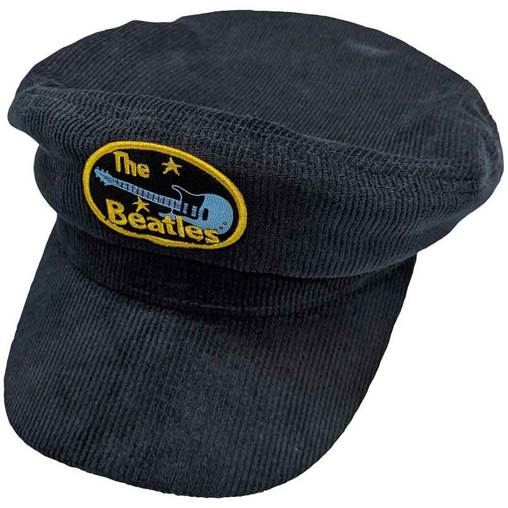 Corduroy hat with The Beatles oval logo, sized large/extra large.