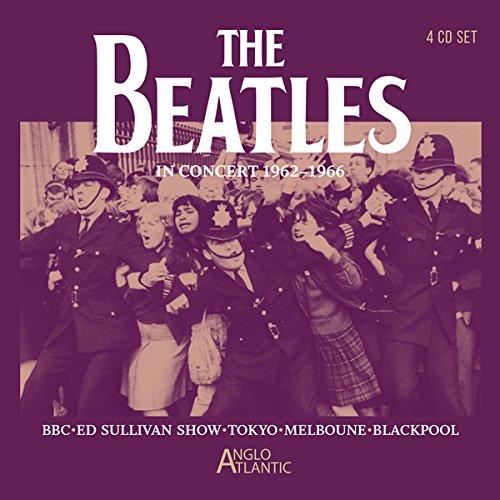 The Beatles “In Concert 1962-1966” 4CD set cover with a crowd scene.