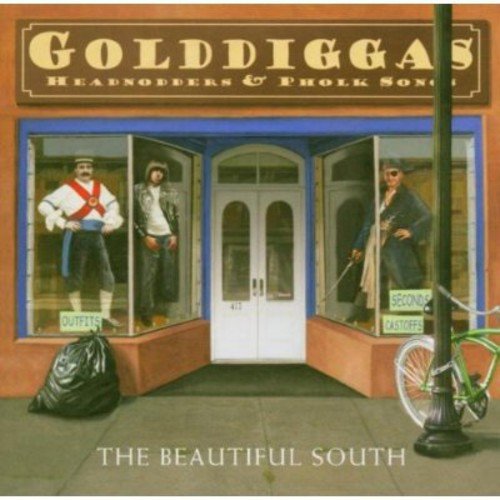 CD cover for The Beautiful South, showing a storefront with mannequins.