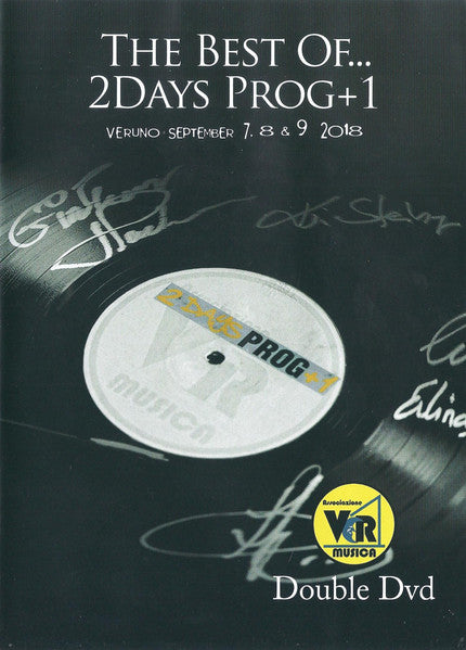 DVD cover for "The Best Of 2 Days Prog +1" with autographs.