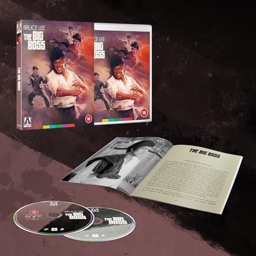 Blu-ray case of "The Big Boss" with booklet and two discs.