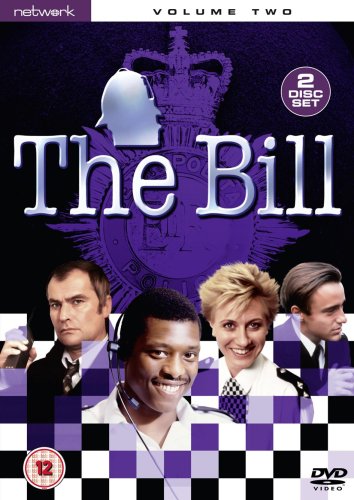 DVD cover for "The Bill: Volume 2" featuring police officers.