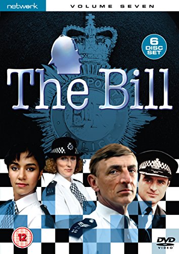 “The Bill: Volume 7” DVD cover featuring police officers and a badge.