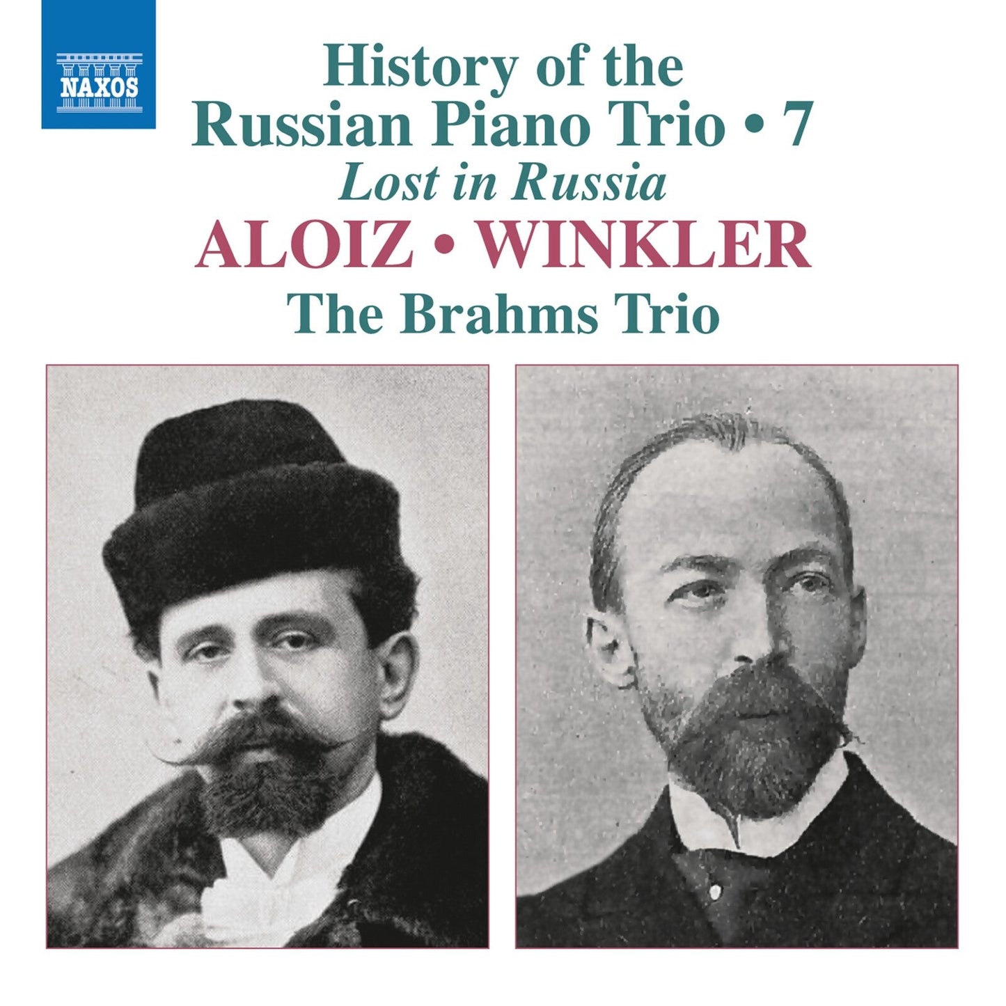 CD cover featuring portraits of two men with facial hair.