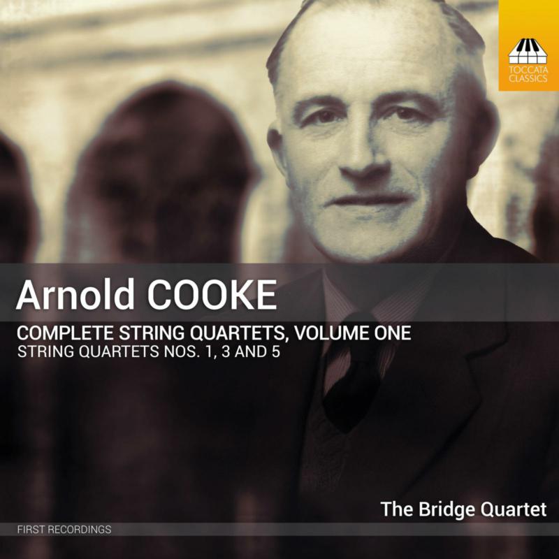CD cover featuring a portrait of Arnold Cooke and text details.