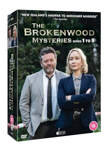 DVD boxset for "The Brokenwood Mysteries" featuring two detectives.