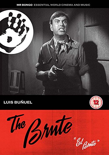 DVD cover for "The Brute" featuring a man holding a gun, black and white.