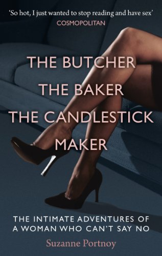 Book cover with legs in heels and bold, stacked title text.