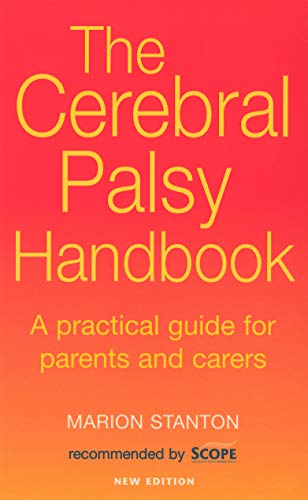 Book cover: "The Cerebral Palsy Handbook" with orange and red gradient.