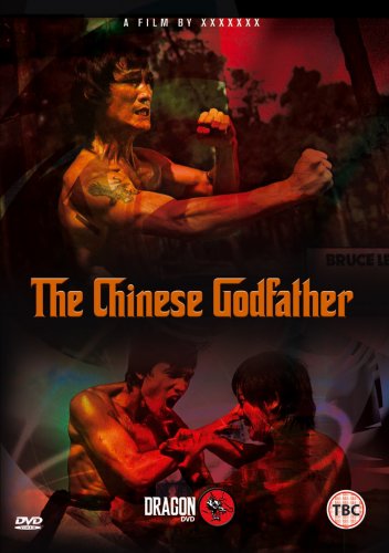 DVD cover for "The Chinese Godfather" featuring a martial arts fighter.