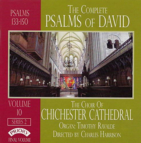 CD cover for "The Complete Psalms of David, Volume 10" featuring a cathedral interior.