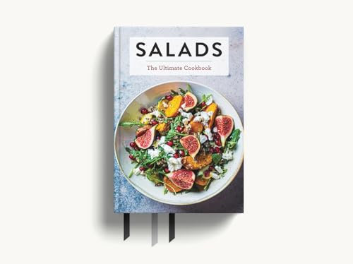 Cookbook cover featuring a colorful salad with figs and pumpkin.