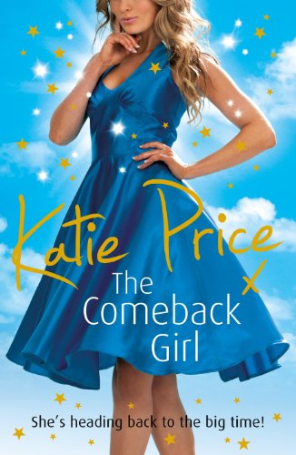 Book cover: woman in blue dress, title “The Comeback Girl”.