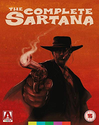 Blu-ray cover featuring a man in a cowboy hat holding a smoking revolver.