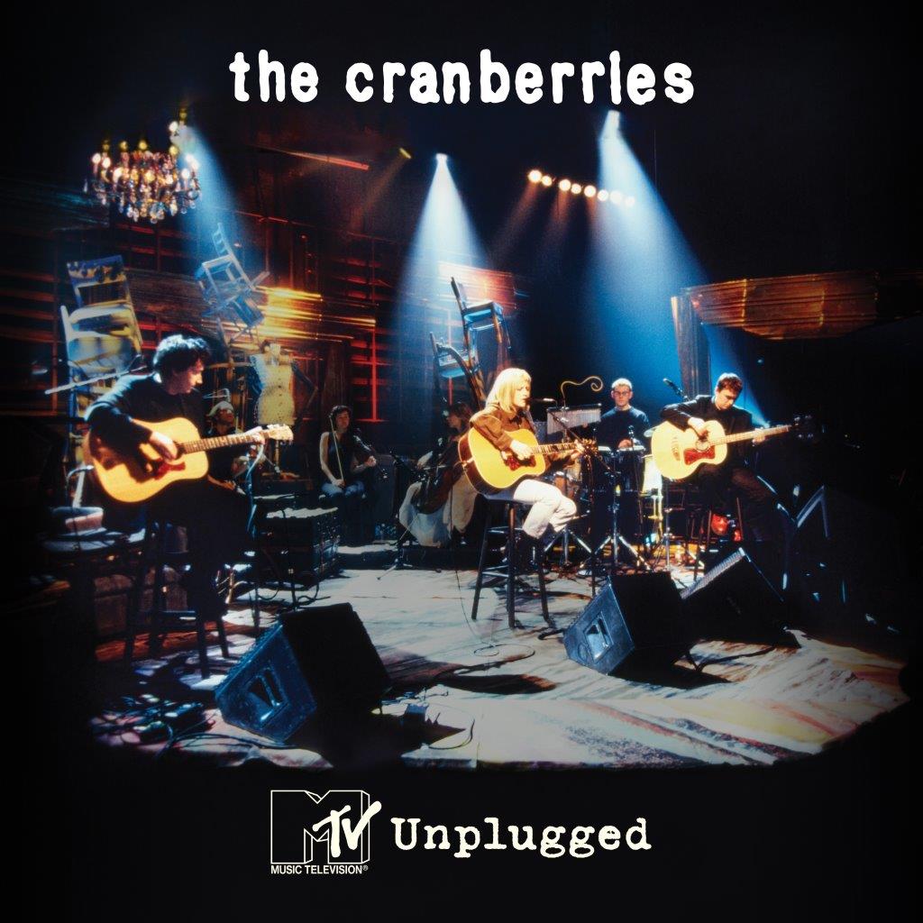 The Cranberries performing live on stage for MTV Unplugged.