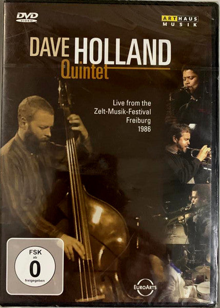 DVD cover for "The Dave Holland Quintet" live performance, 1986.