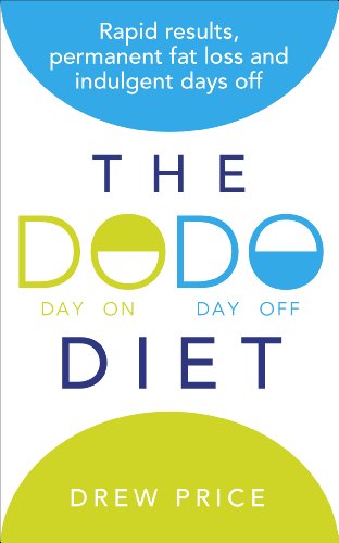 Book cover for "The DODO Diet" by Drew Price, featuring green and blue circles.