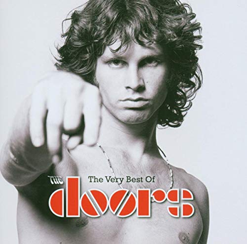 Jim Morrison portrait, album cover for The Doors’ “The Very Best of.”