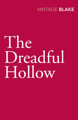 Red book cover with white text reading “The Dreadful Hollow”.