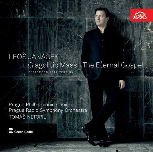 CD cover for Janáček’s “Glagolitic Mass” featuring conductor Tomáš Netopil.