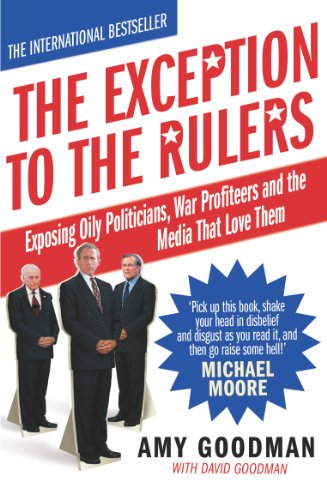 Book cover: "The Exception To The Rulers" with portraits of men in suits.