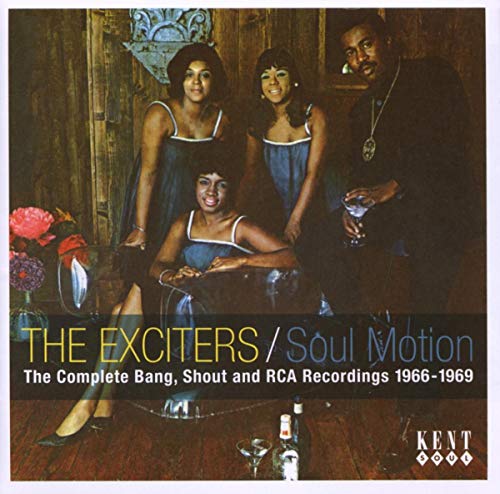 CD cover for The Exciters’ “Soul Motion” featuring a group portrait.