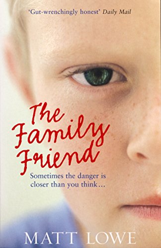 Book cover: close-up of a child’s face with red title "The Family Friend".