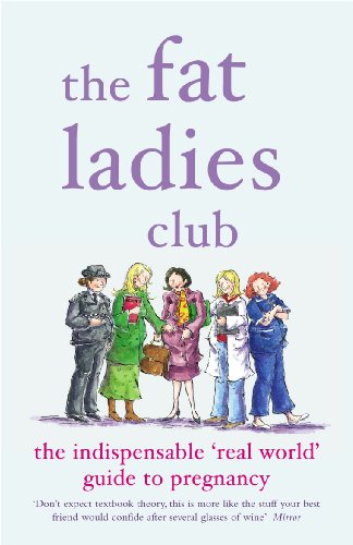Book cover with illustrated group of pregnant women in varied clothing.