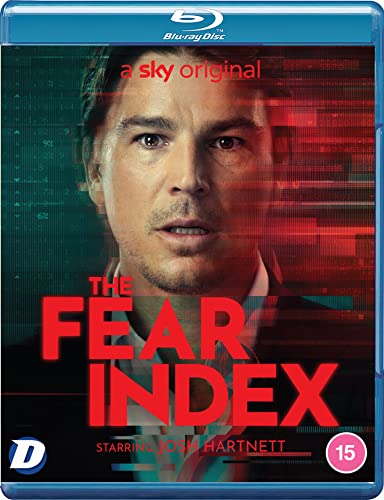 Blu-ray cover for "The Fear Index" featuring Josh Hartnett’s portrait.