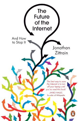 Book cover with text "The Future of the Internet" and colorful arrow design.