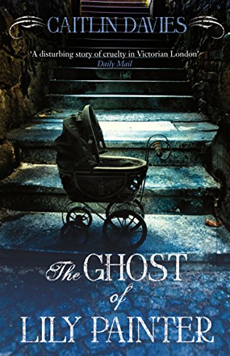 Book cover: Victorian-era pram on stone steps, dark and atmospheric.