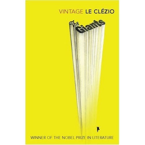 Yellow book cover featuring the title "The Giants" in dark lettering.