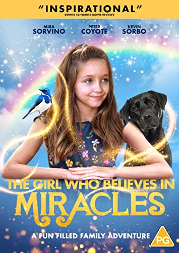 DVD cover featuring a young girl with a bird and dog.