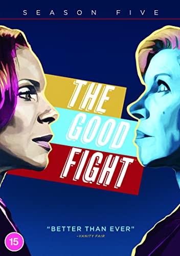 “The Good Fight” Season 5 DVD cover featuring two women in profile.