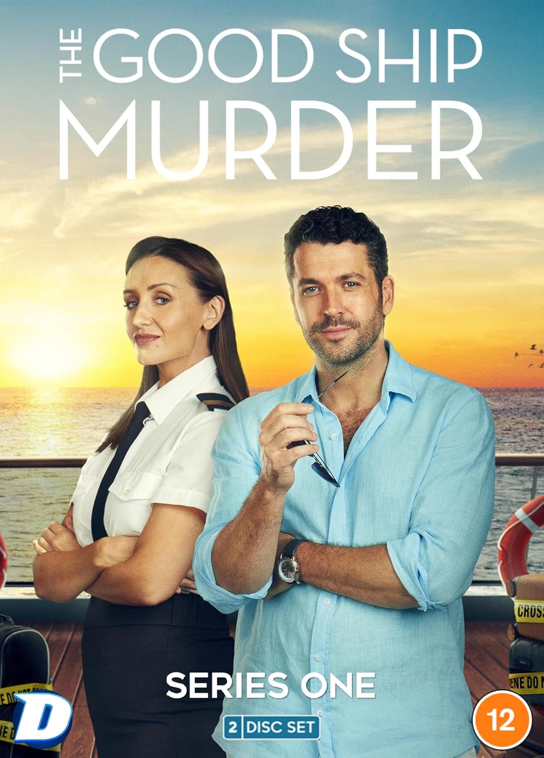DVD cover for The Good Ship Murder Series One featuring two actors on deck.